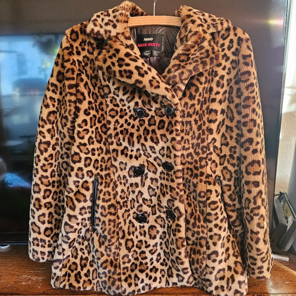 Miss sixty leopard print coat